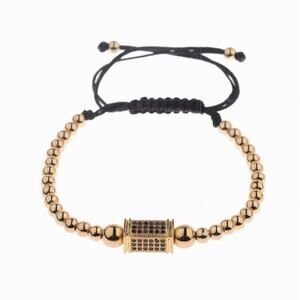 🔴 Bracelet - Yellow Gold Pavé